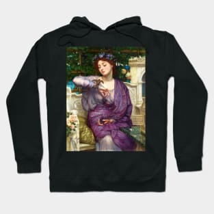 Lesbia and Her Sparrow - Sir John Edward Poynter Hoodie